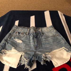 Vintage High Rise Shorty Shorts